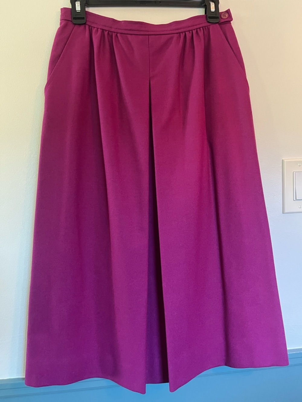 Vintage Pendleton wool purple skirt with tags.